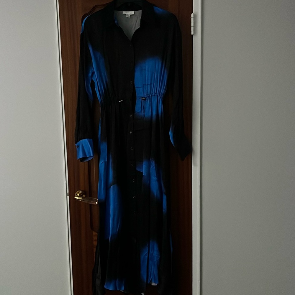 Topshop ombré maxi dress